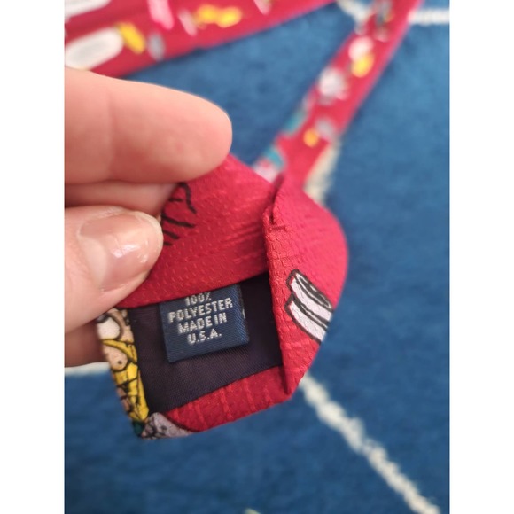 Vtg Charlie Brown And The Gang Workout Tie - Picture 2 of 7